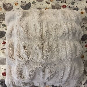 Pottery Barn Plush Cream Pillow